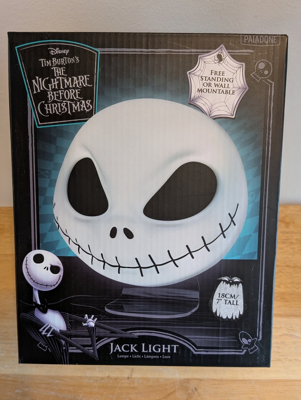 Disney The Nightmare Before Christmas Jack Skellington Light - White & Black